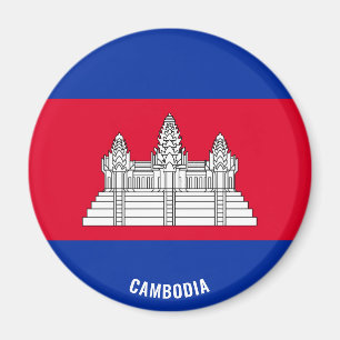 Kambodscha-Flagge Charming Patriotic Magnet