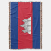 Kambodscha-Flagge Decke (Vorderseite Vertikal)