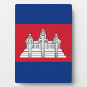 Kambodscha-Flagge Fotoplatte (Vorderseite)