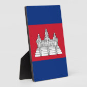 Kambodscha-Flagge Fotoplatte (Seite)