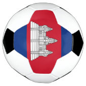 Kambodscha-Flagge Fußball (Gedreht)