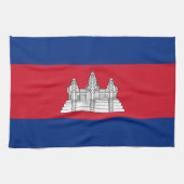 Kambodscha-Flagge Geschirrtuch (Horizontal)