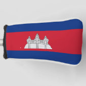 Kambodscha-Flagge Golf Headcover (Vorderseite)