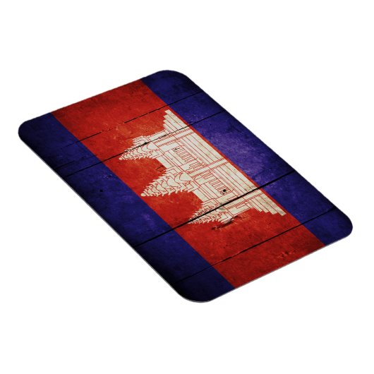 Kambodscha-Flagge; Kambodscha; Khmer Magnet (Rechte Seite)