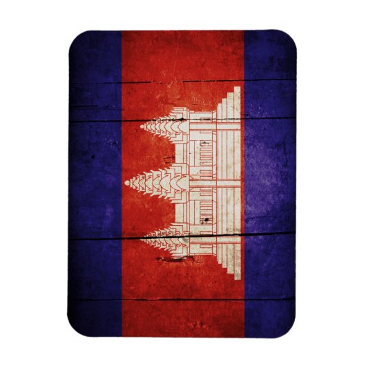 Kambodscha-Flagge; Kambodscha; Khmer Magnet (Vertikal)