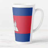 Kambodscha-Flagge Milchtasse (Rechts)