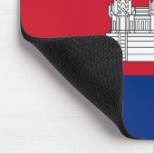 Kambodscha-Flagge Mousepad (Ecke)