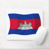 Kambodscha-Flagge Mousepad (Mit Mouse)