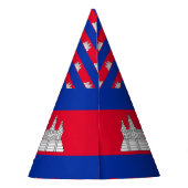 Kambodscha-Flagge Partyhütchen (Rückseite)