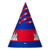 Kambodscha-Flagge Partyhütchen (Links)