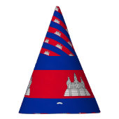 Kambodscha-Flagge Partyhütchen (Rechts)