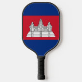 Kambodscha-Flagge Pickleball Schläger (Vorderseite)
