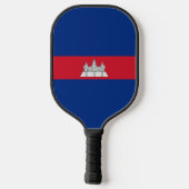 Kambodscha-Flagge Pickleball Schläger (Rückseite)