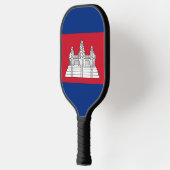 Kambodscha-Flagge Pickleball Schläger (Links)