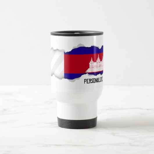 Kambodscha-Flagge Reisebecher (Mittel)