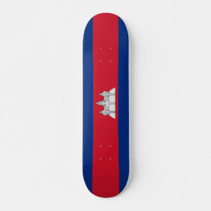 Kambodscha-Flagge Skateboard