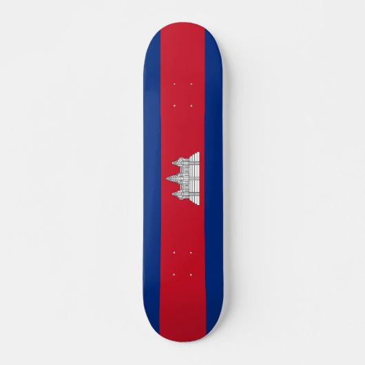Kambodscha-Flagge Skateboard (Vorne)