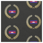 Kambodscha-Flagge Stoff (Nahaufnahme)