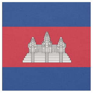 Kambodscha-Flagge Stoff