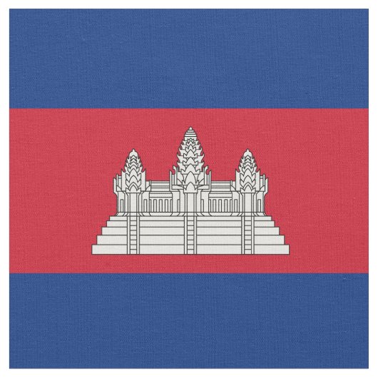 Kambodscha-Flagge Stoff (Nahaufnahme)