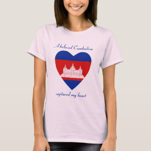 Kambodscha-Flagge Sweetheart-T - Shirt