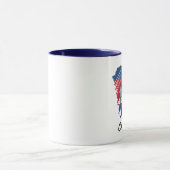 Kambodscha-Flagge Tasse (Zentrum)