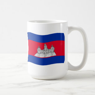 Kambodscha-Flagge-Tasse Kaffeetasse