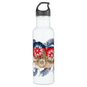 Kambodscha-Flagge Trinkflasche (Vorderseite)