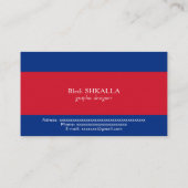 Kambodscha-Flagge Visitenkarte (Rückseite)