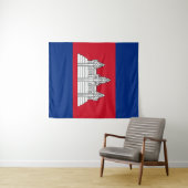 Kambodscha-Flagge Wandteppich (Beispiel (Horizontal))