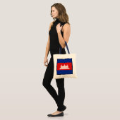 Kambodscha-Flaggen-Tasche Tragetasche (Vorderseite (Model))