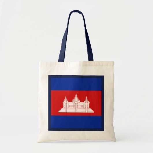 Kambodscha-Flaggen-Tasche Tragetasche (Vorne)
