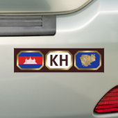 Kambodscha Flaggenplan-Autoaufkleber Autoaufkleber (Auf Auto)