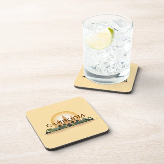 Kambodscha Getränkeuntersetzer (Rechte Seite)