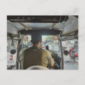 Kambodscha In einem Tuk Tuk, individualisierbare D Postkarte (Vorderseite)