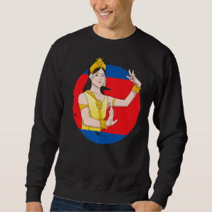 Kambodscha Kambodscha Khmer Traditioneller Tanz Ap Sweatshirt
