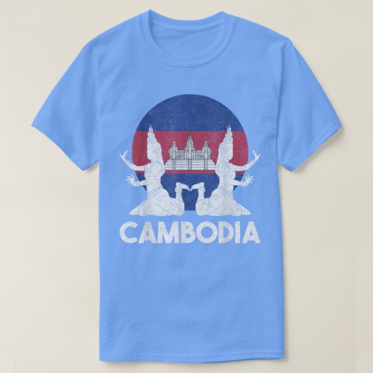 Kambodscha Kambodscha Khmer Traditioneller Tanz Ap T-Shirt (Design vorne)