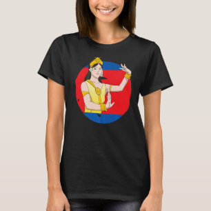Kambodscha Kambodscha Khmer Traditioneller Tanz Ap T-Shirt