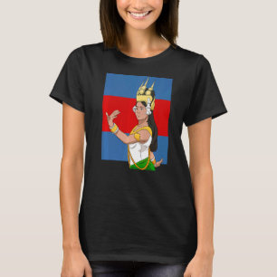 Kambodscha Kambodscha Khmer Traditioneller Tanz Ap T-Shirt