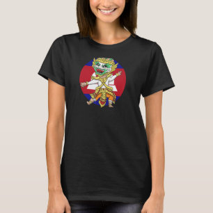 Kambodscha Kambodscha Khmer Traditioneller Tanz Re T-Shirt