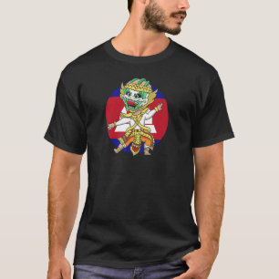 Kambodscha Kambodscha Khmer Traditioneller Tanz Re T-Shirt