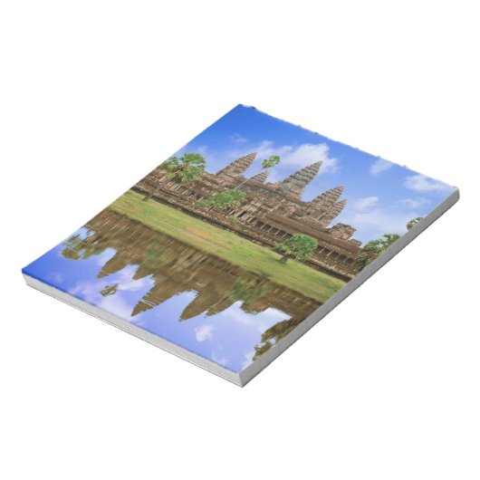 Kambodscha, Kampuchea, Angkor Wat Tempel. Notizblock (Rotiert)