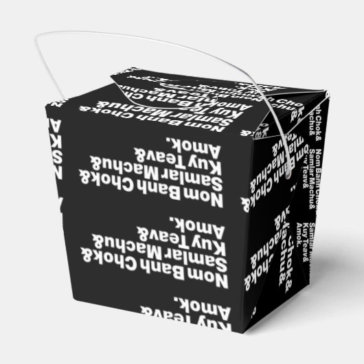 Kambodscha/Khmer Street Food Geschenkschachtel (Rückseite)