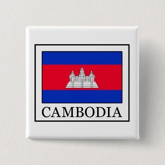 Kambodscha-Knopf Button (Vorderseite)