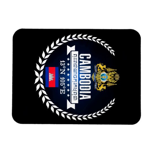 Kambodscha Magnet (Horizontal)