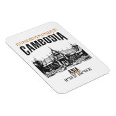 Kambodscha Magnet (Rechte Seite)