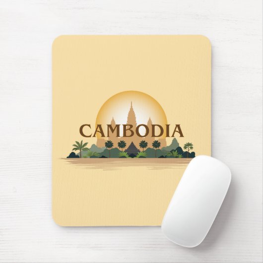 Kambodscha Mousepad (Mit Mouse)