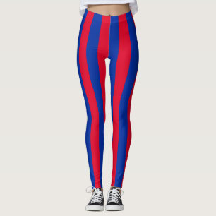 Kambodscha - Nationale Flaggenfarben - Vertikal ge Leggings