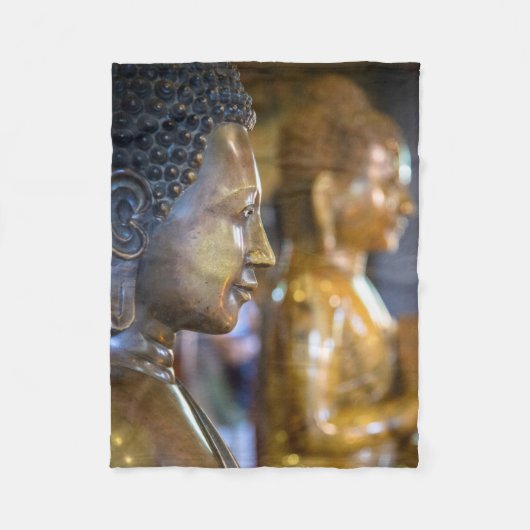 Kambodscha, Phnom Penh. Buddha-Statuen Fleecedecke (Vorderseite)