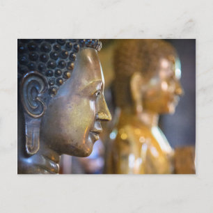 Kambodscha, Phnom Penh. Buddha-Statuen Postkarte